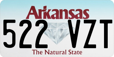 AR license plate 522VZT