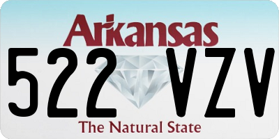 AR license plate 522VZV