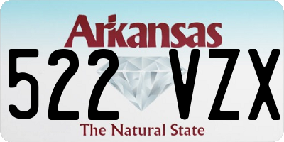 AR license plate 522VZX