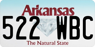 AR license plate 522WBC