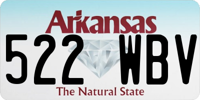 AR license plate 522WBV