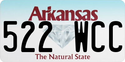 AR license plate 522WCC