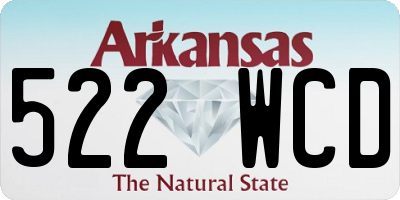 AR license plate 522WCD
