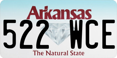 AR license plate 522WCE