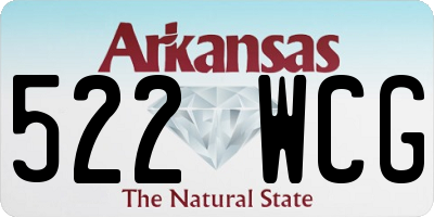 AR license plate 522WCG