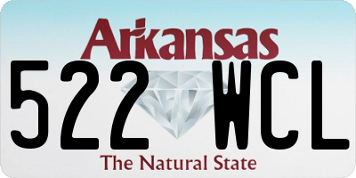 AR license plate 522WCL