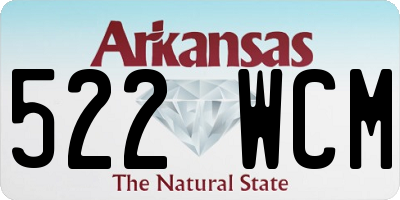 AR license plate 522WCM