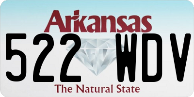 AR license plate 522WDV
