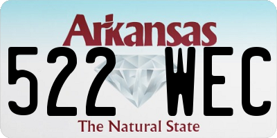AR license plate 522WEC