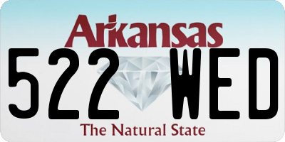 AR license plate 522WED