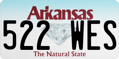 AR license plate 522WES