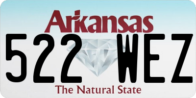 AR license plate 522WEZ