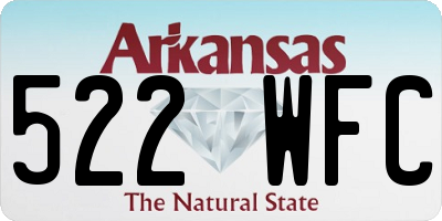 AR license plate 522WFC