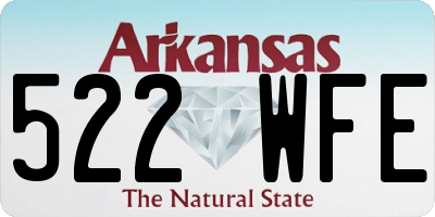 AR license plate 522WFE