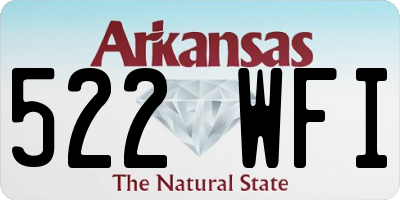 AR license plate 522WFI