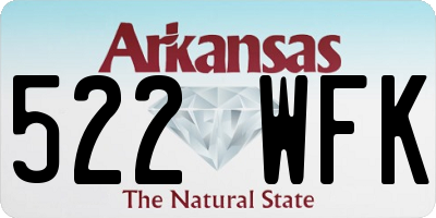 AR license plate 522WFK