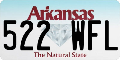 AR license plate 522WFL