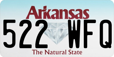 AR license plate 522WFQ