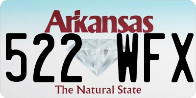 AR license plate 522WFX