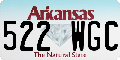 AR license plate 522WGC