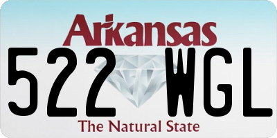 AR license plate 522WGL