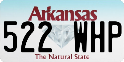 AR license plate 522WHP