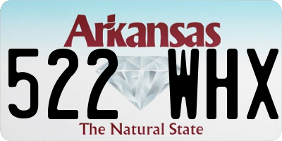 AR license plate 522WHX