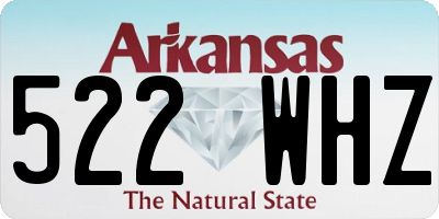 AR license plate 522WHZ