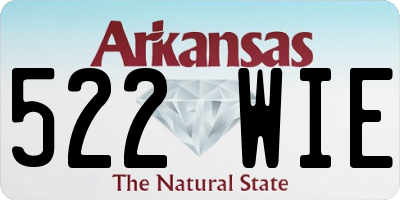 AR license plate 522WIE