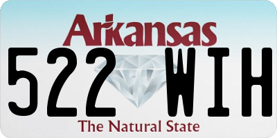 AR license plate 522WIH