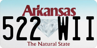 AR license plate 522WII