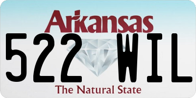 AR license plate 522WIL