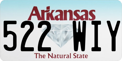 AR license plate 522WIY