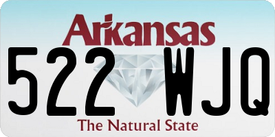 AR license plate 522WJQ