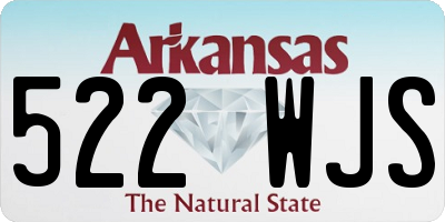 AR license plate 522WJS
