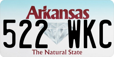 AR license plate 522WKC