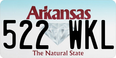 AR license plate 522WKL
