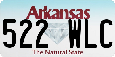AR license plate 522WLC