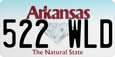 AR license plate 522WLD