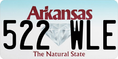 AR license plate 522WLE