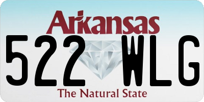 AR license plate 522WLG