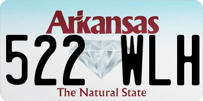 AR license plate 522WLH