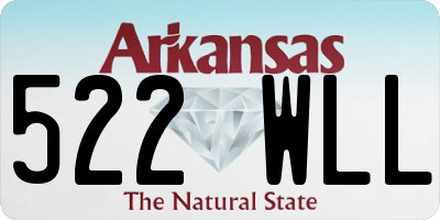AR license plate 522WLL