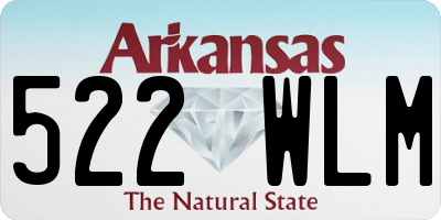 AR license plate 522WLM