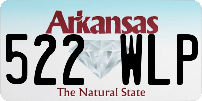 AR license plate 522WLP