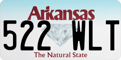 AR license plate 522WLT
