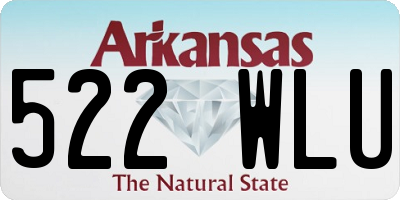 AR license plate 522WLU