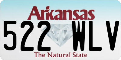 AR license plate 522WLV