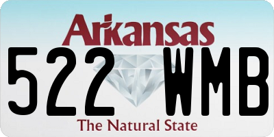 AR license plate 522WMB
