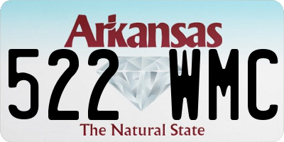 AR license plate 522WMC